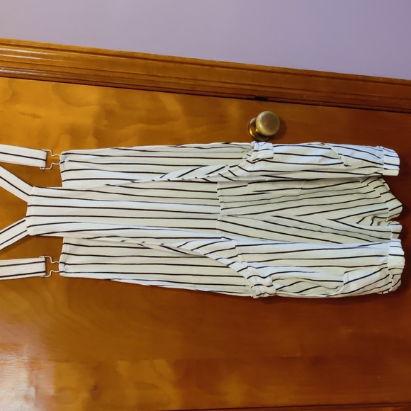 Z Supply Striped Soft Short Overalls XL - Picture 4 of 7